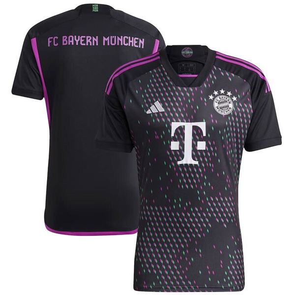 Men's FC Bayern München Black 2023/24 Away Soccer Jersey